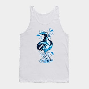 Flamingo Digital Painting Tank Top